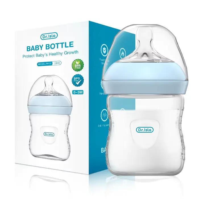 Bouteille PP pour bébé 150/240/330ML, biberon pour nouveau-né avec poignée, biberon pour lait, biber