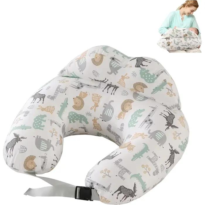 Oreiller d'allaitement premium multifonctionnel, oreillers d'allaitement pour bébé, amovibles et lav