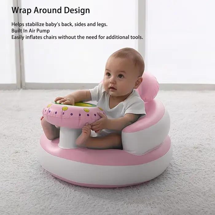 Siège gonflable pour bébé, pompe à Air intégrée, chaise de soutien du dos pour bébé de 0 à 3 ans, ch