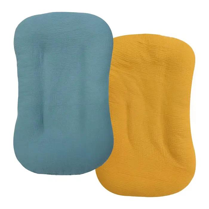 Housses pour transat bébé en mousseline douce et respirante, compatibles avec le transat Snuggle Me,