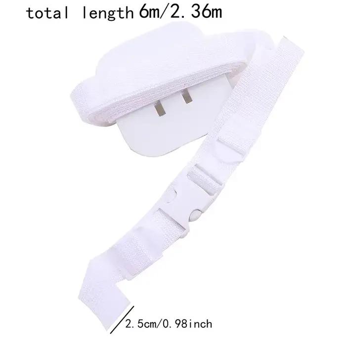 Connecteur de lit, sangle de matelas, feuille de ceinture, support de fixations en fibres pour bébé,