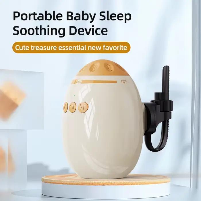 Berceau vibrant pour poussette rechargeable avec bruit blanc, pour un berçage mains libres apaisant 