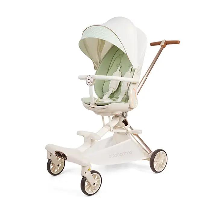Poussette pliable bébé avec Putter réglable poussette de luxe poussette de voyage pour bébé En1888 a