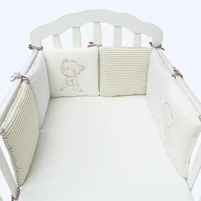 Kawaii mignon dessin animé ABDL lit protecteur doux réconfortant Anti-collision berceau pare-chocs t
