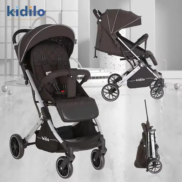 Poussette bébé multifonctionnelle légère, pliante en un clic, haute apparence, peut s'asseoir ou s'a