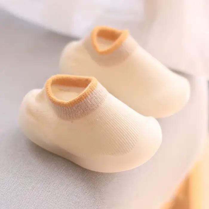 Chaussures bébé premiers marcheurs confortables garçons filles enfants en caoutchouc doux semelle an