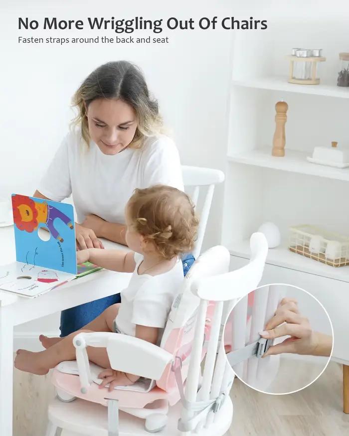 UBRAVOO Rehausseur, chaise haute portable et réglable avec plateau amovible pour enfants de 6 mois à