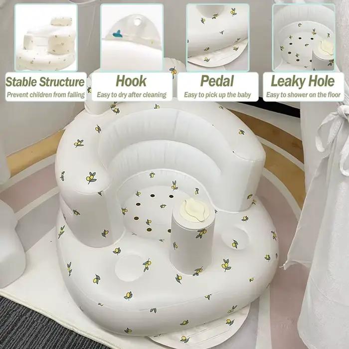 Siège gonflable pour bébé, pompe à Air intégrée, chaise de soutien du dos pour bébé de 0 à 3 ans, ch