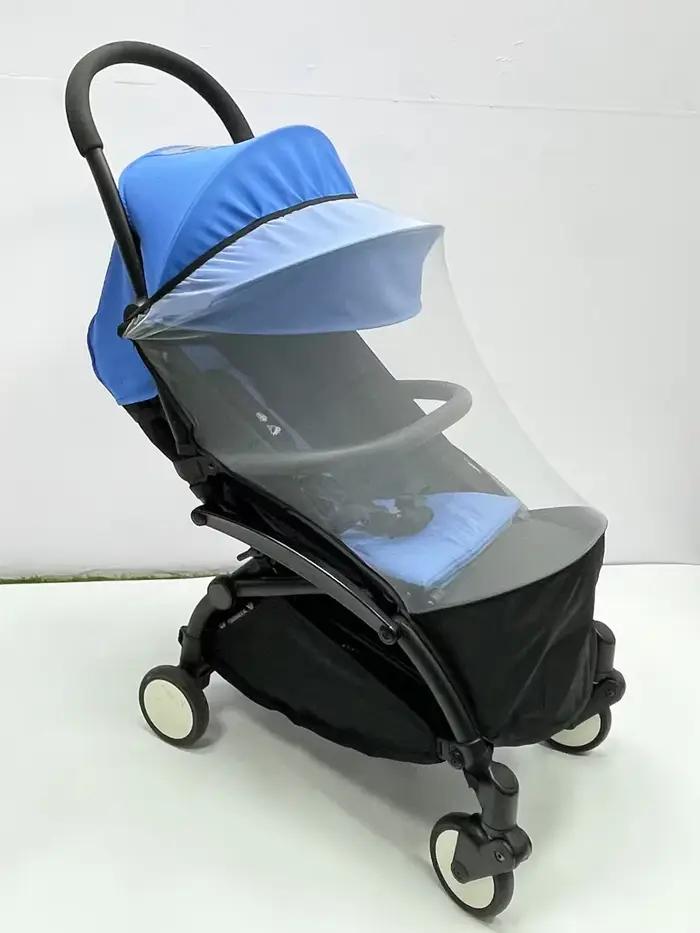 Moustiquaire en filet pour poussette Babyzen Yoyo 2 protectrice des insectes avec poche pour les pieds pour maternité et balades en plein air