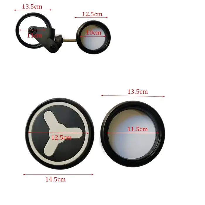 Roue en caoutchouc pour poussette de bébé roulements silencieux pièces de rechange durables haute qualité pour poussette standard occasions spéciales pour enfants 3-6 ans