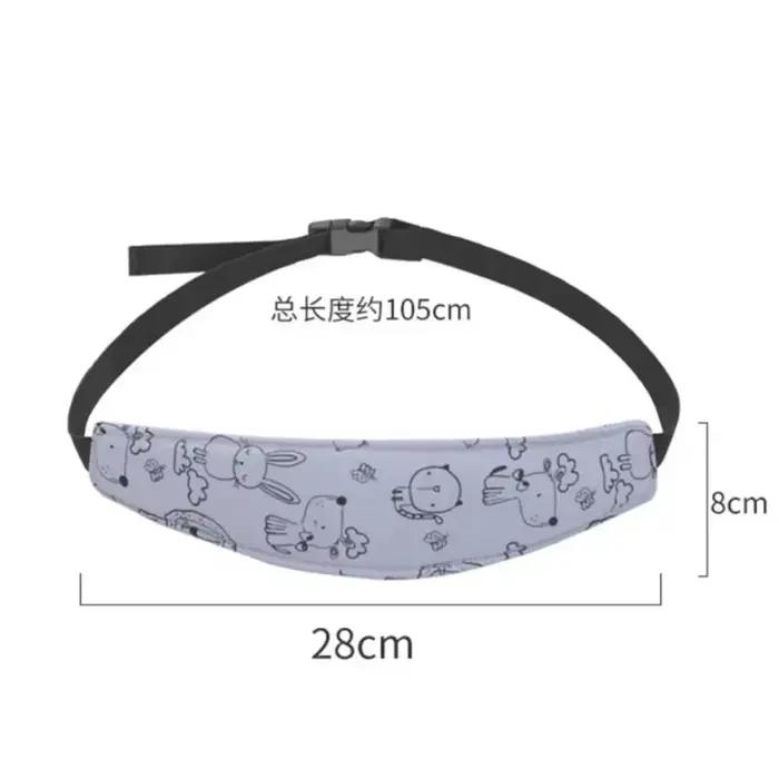 Support de tête de siège de voiture antistatique pour bébé positionneur de sommeille oreiller de sécurité réglable en couleur pour garçon et fille