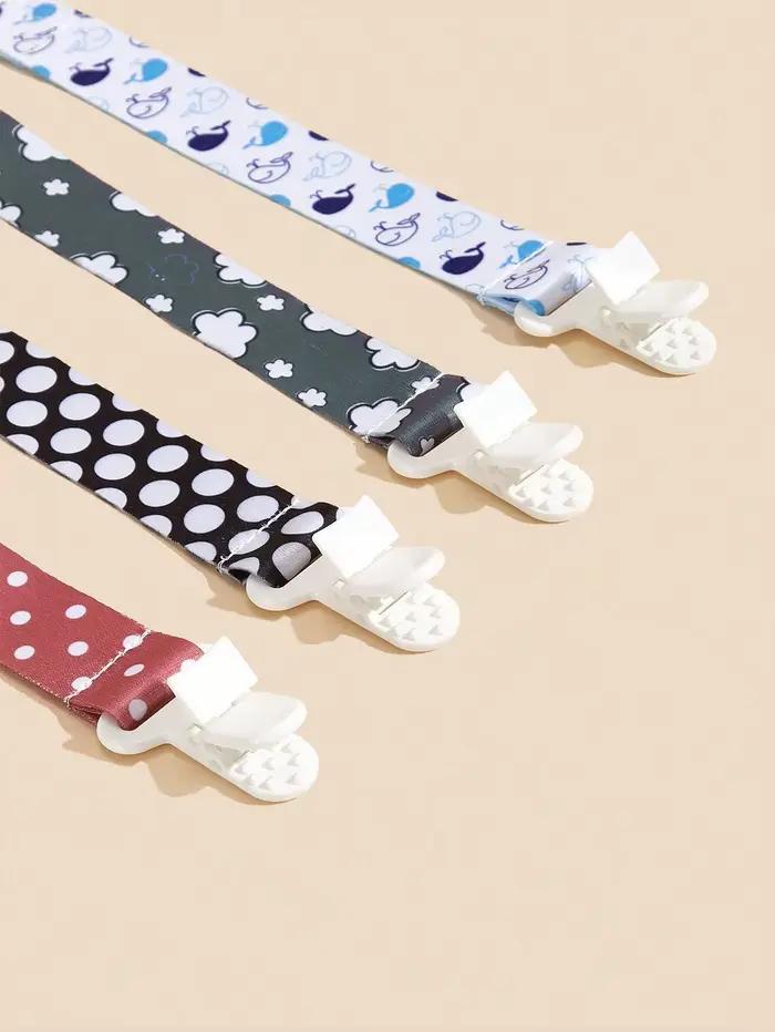 Clips de support de sucette universels bleu clair pour bébés sécurité confort voyage quotidien