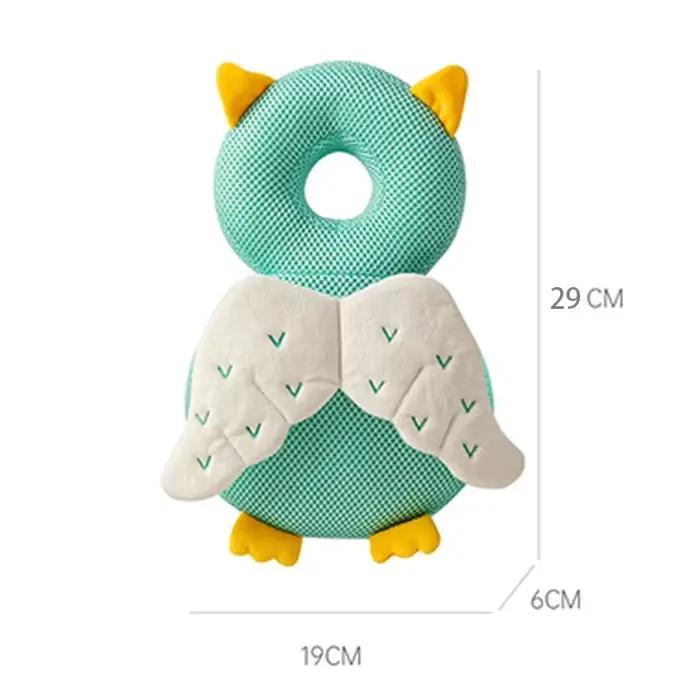 Sac à dos de protection de tête de bébé, oreiller de sécurité pour enfants de 1 à 3 ans, en coton PP doux avec dessin animé, pour les sorties en plein air et les journées à la maison