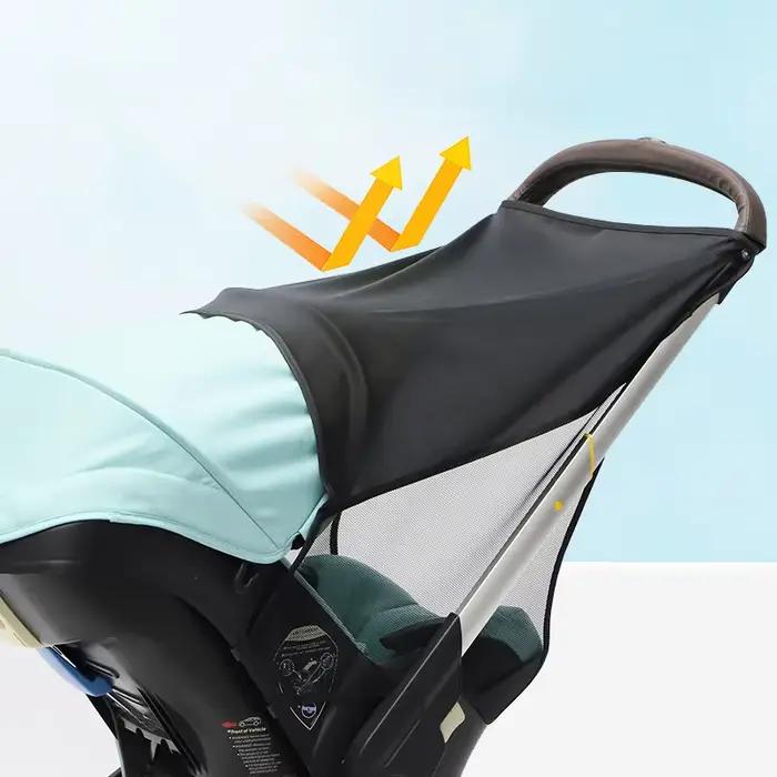 Pare-soleil de poussette pour Doona 4 en 1, housse d'extension de siège de voiture, accessoire de poussette pour bébé protection solaire moderne et élégant