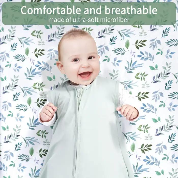 Drap-housse en coton uni pour lit de bébé housse de matelas bébé doux pour quatre saisons occasions bébé chambre de bébé confortable