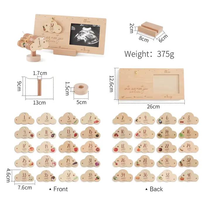 Cadre Photo Macogramme à Ultrasons pour Bébé