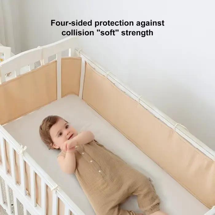 Bandes Anti-Collision En Tissu Coton Pour Lit De Bébé Sécurité Et Décoration Occasions Spéciales Maman Et Enfant