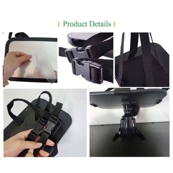 Miroir réglable pour bébé en métal support pour appui-tête siège arrière de voiture voyages tranquilles et sécurisés occasions spéciales