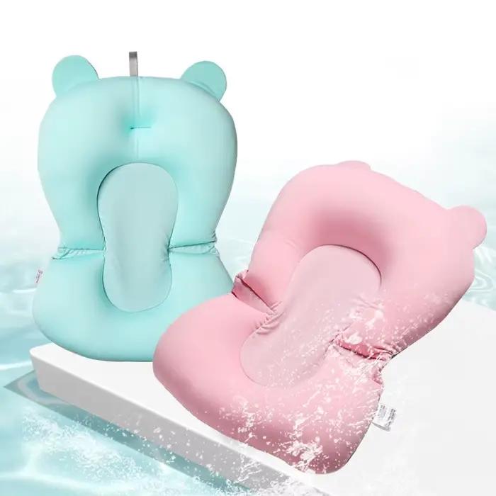 Coussin de soutien pliable pour baignoire bébé, baignoire antidérapante douce et confortable pour nourrisson, baignoire pliante, support de bain pour bébé, baignoire bébé pliante, baignoire de bébé pliable, baignoire bébé confortable, baignoire bébé douce