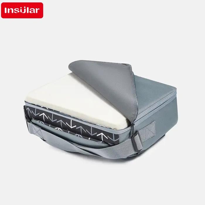INSULAR Portable pliable anti-dérapant siège pour enfants coussin haut chaise de salle à manger pour bébé