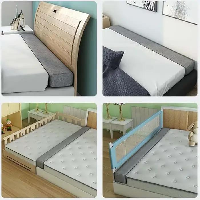 Matelas Long Personnalisé Oreiller de Tête de Lit Coussin d'Accoudoir Extension de Lit Pour Bébé Usage Multifonctionnel Occasions Spéciales