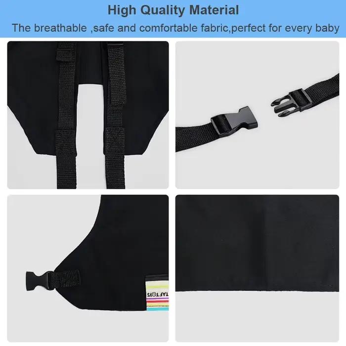 Sangle de sécurité d'alimentation pour repas de bébé harnais de siège portable pour enfant empêche les tout-petits de tomber pliable portable transport adaptable pour bébé de 0 à 36 mois