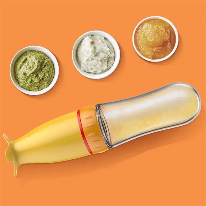 En silicone sûr et utile avec cuillère