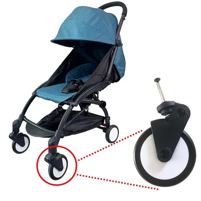 Roues en caoutchouc de remplacement pour poussette
