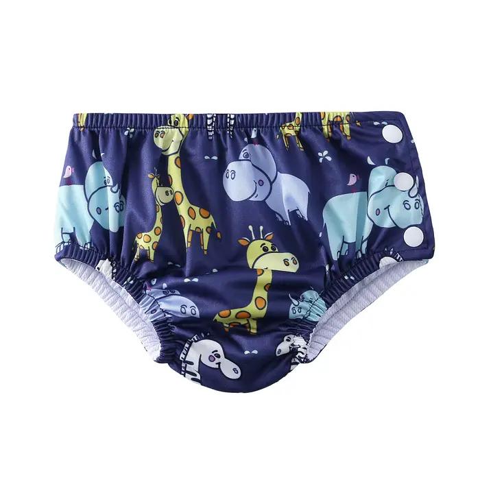 Babyland bébé piscine couche 1PC couches en tissu imperméable maillots de bain pour enfants