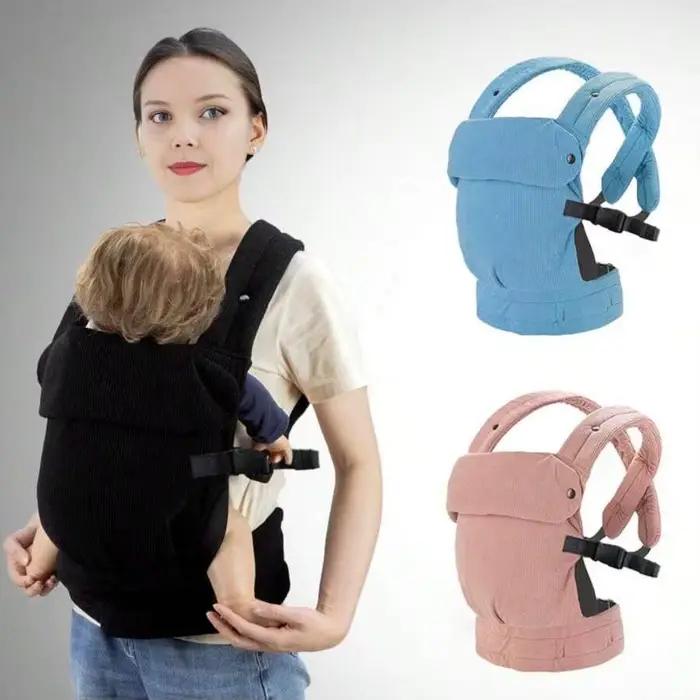 Porte-bébé simple pour nourrissons et tout-petits, porte-bébé léger, multifonctionnel à maintien frontal, confortable et doux, facile à utiliser pour les sorties et les voyages, un cadeau pour bébé
