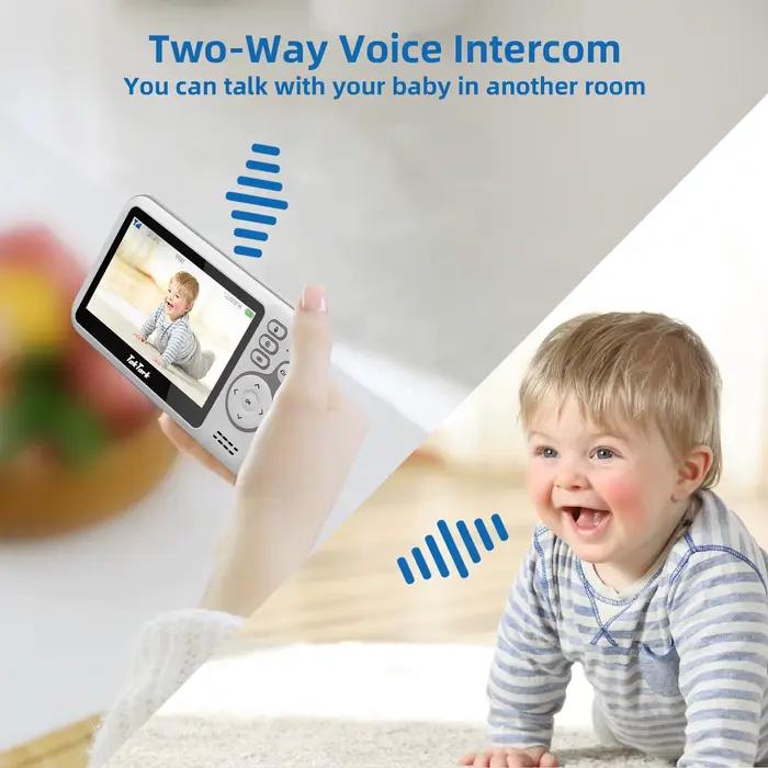 Bébé Moniteur Vidéo Audio Interphone Nourrice Occasions Spéciales Surveillance Nucléaire Zoom Numérique Sécurité Famille