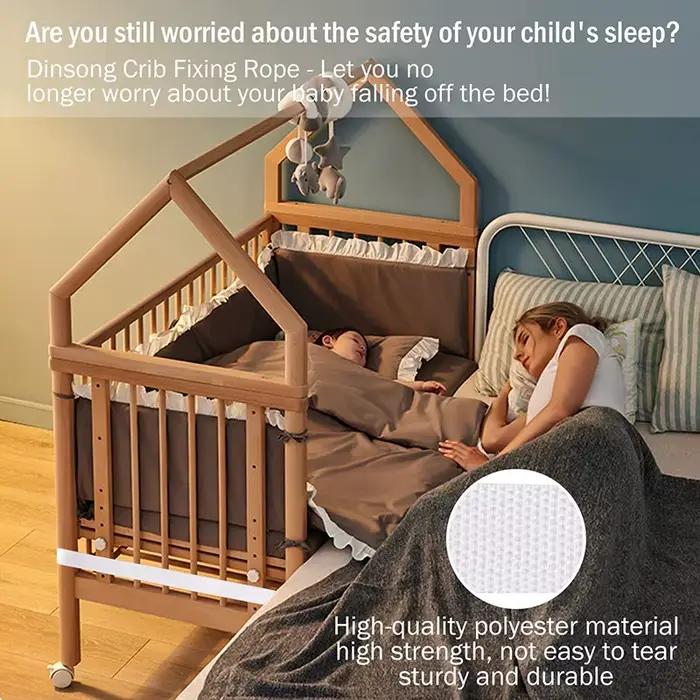 Ceinture de sécurité anti-mouvement pour lit de bébé
