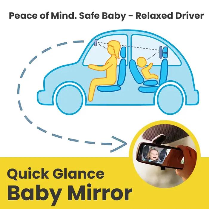 Rétroviseur de voiture pour bébé
