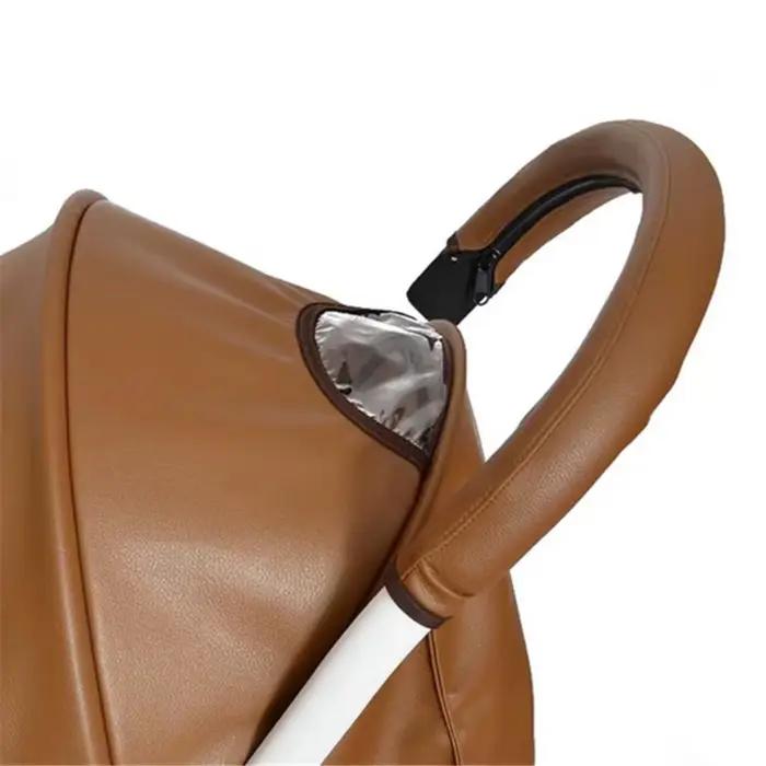 Housse d'accoudoir de poussette en PU pour bébé maternité 7-12 mois 0-6 mois 13-24 mois protection anti-eau et anti-rayure pour poussette et fauteuils roulants