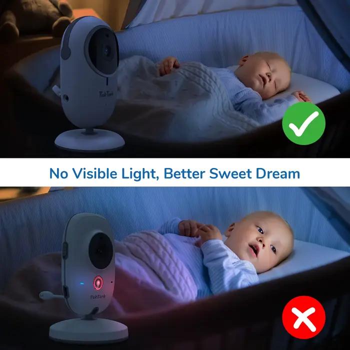Bébé Moniteur Vidéo Audio Interphone Nourrice Occasions Spéciales Surveillance Nucléaire Zoom Numérique Sécurité Famille