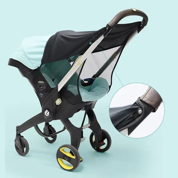 Pare-soleil de poussette pour Doona 4 en 1, housse d'extension de siège de voiture, accessoire de poussette pour bébé protection solaire moderne et élégant