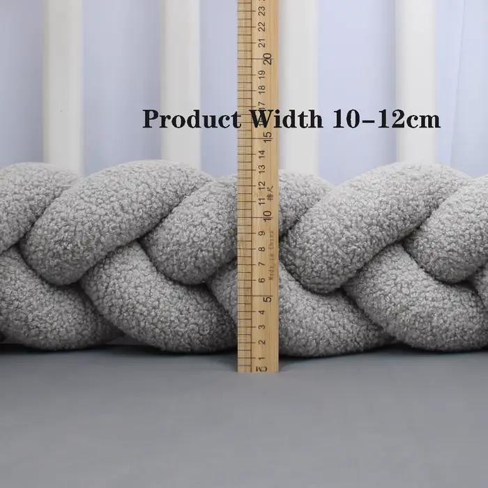 1-4M bébé lit pare-chocs infantile berceau oreiller coussin tresse