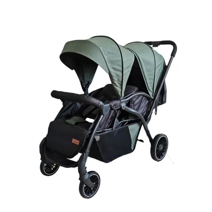 Poussette double légère pour bébé