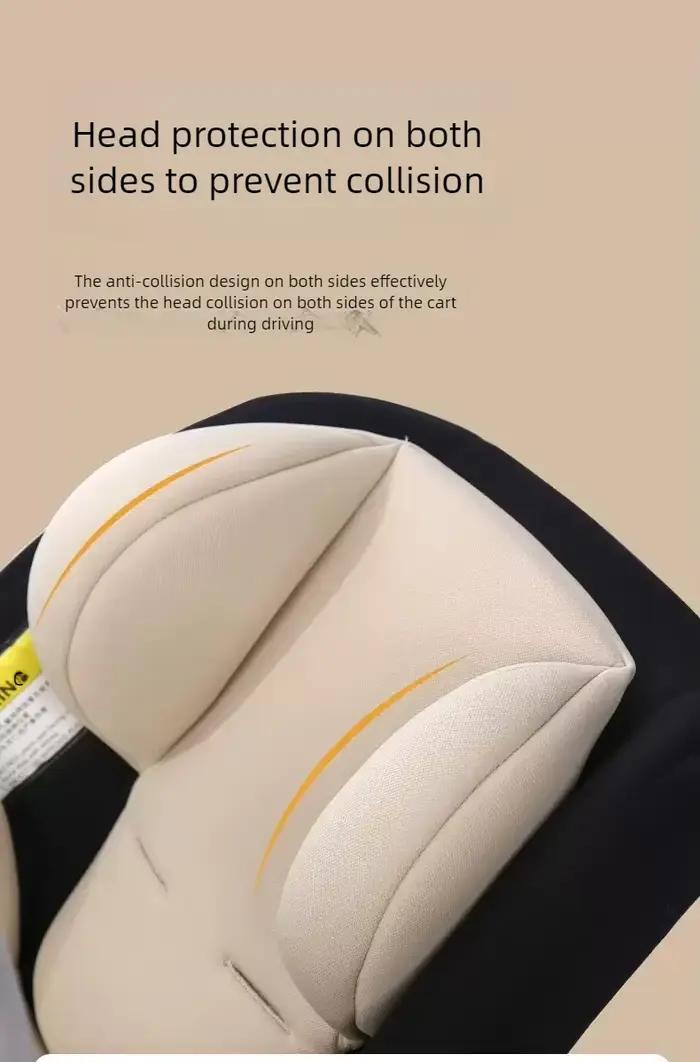 Coussin de soutien du corps du cou et de la tête intérieure du siège auto pour bébé ; matelas de lit énergétique pour