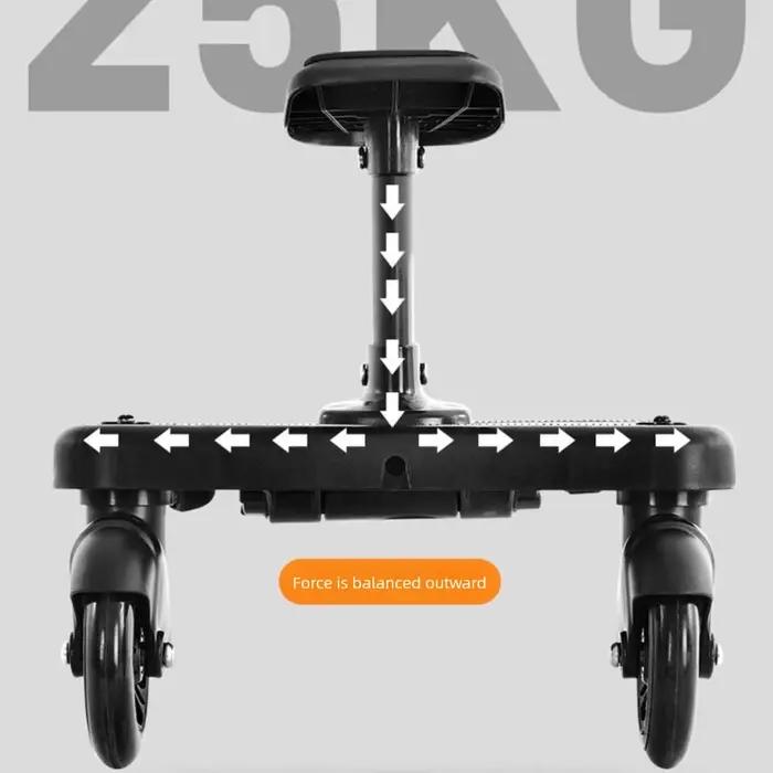 Adaptateur de pédale de poussette 2 en 1