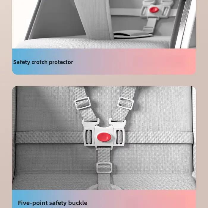 Poussette légère réversible 2 en 1 avec siège convertible haut de gamme et design compact pliable pour nouveau-nés et tout-petits