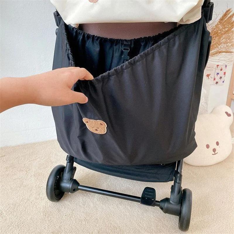 Pochette suspendue pour poussette, à accrocher ou à transporter, légère et pliable, pour ranger couc