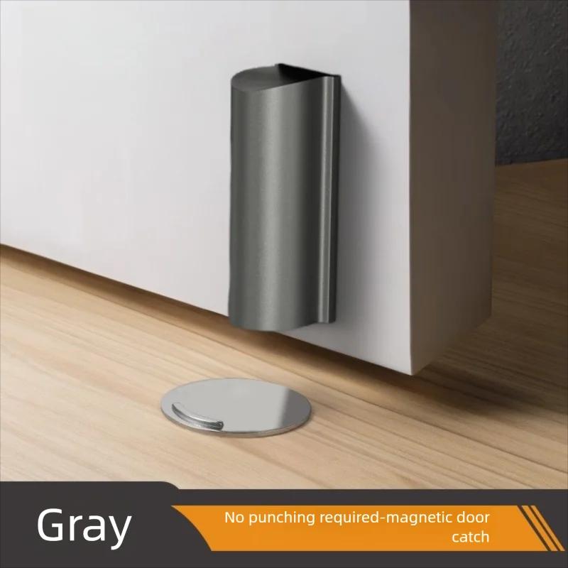 Butée de porte magnétique, protecteur mural dissimulé pour porte, pare-chocs, amortisseur, design él