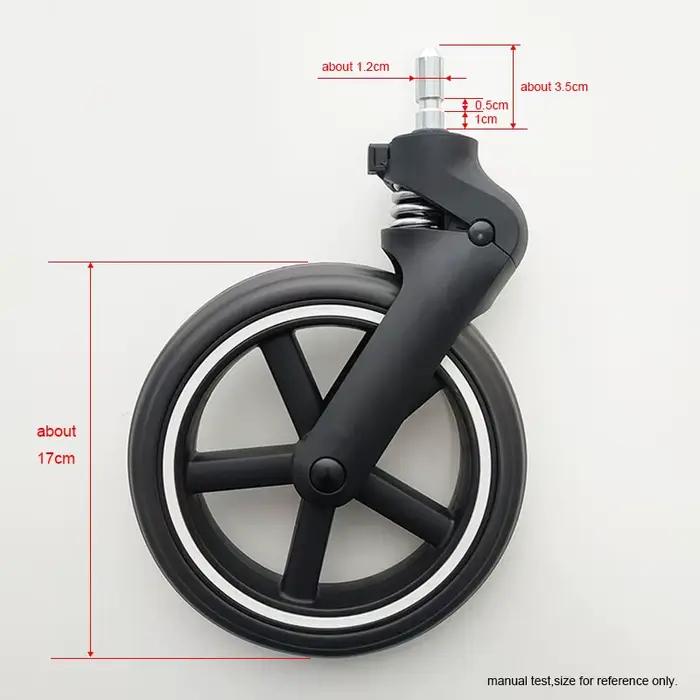 Roue de poussette UNIQUEMENT pour Cybex Eezy S/Twist +2, avant ou arrière, autres modèles non compat