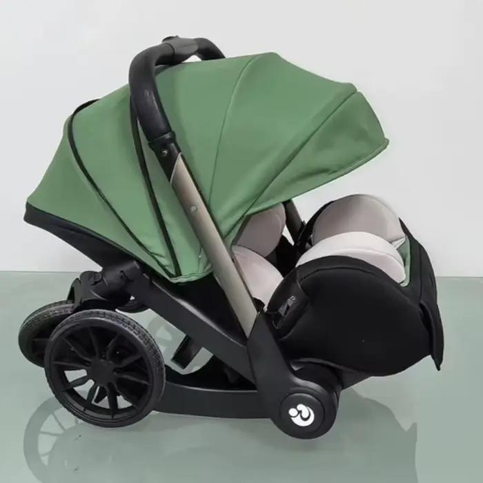 2025 nouveau bébé poussette 4in1 multifonctionnel nouveau-né bébé poussette 3in1 pliable panier Type