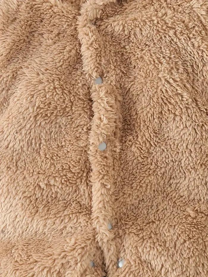 Barboteuse en molleton chaud pour nouveau-né, Costume pour bébé garçon et fille, pyjama Animal, comb