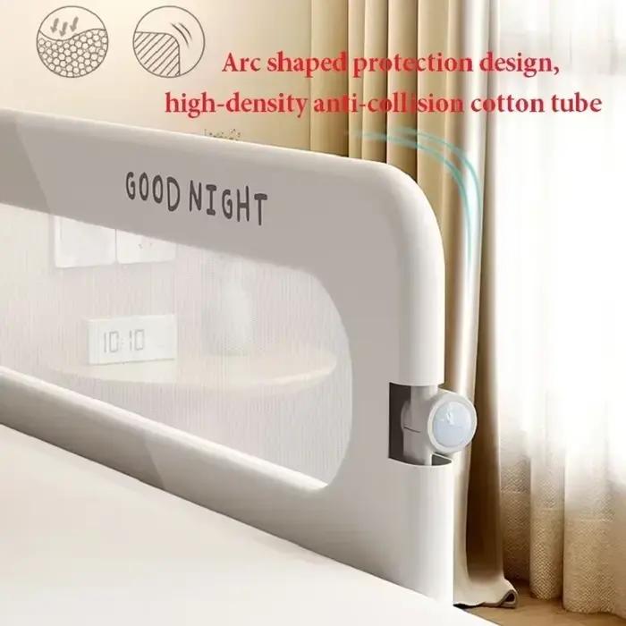 Garde-Corps de Lit Pliable pour Bébé, Barrière de Sécurité Portable pour Enfants, Barrière de Protec