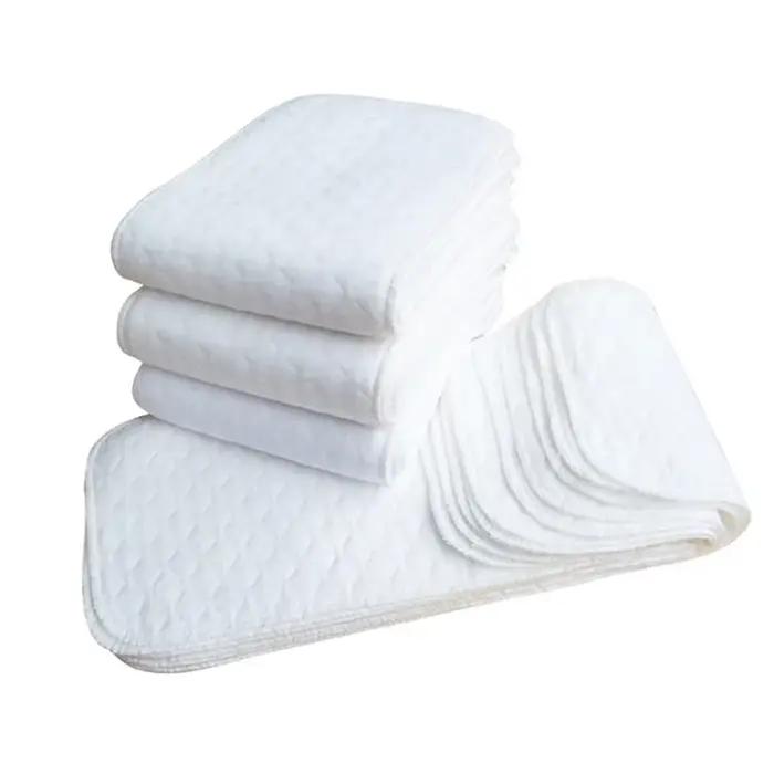 10 pièces couches en coton enfants lavable réutilisable bébé couche-culotte pliant enfants matelas à