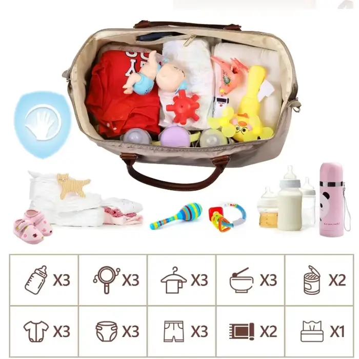 Sac à langer pour bébé, sac de maternité, sac à dos de voyage pour maman, organisateur de poussette,