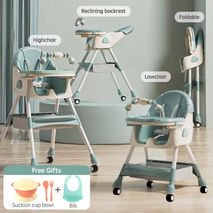 PANGDUBE Siège bébé chaise de repas pour tout-petits chaise haute pour dîner chaise d'alimentation p